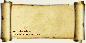 Jovana Mićalović vizit kartica